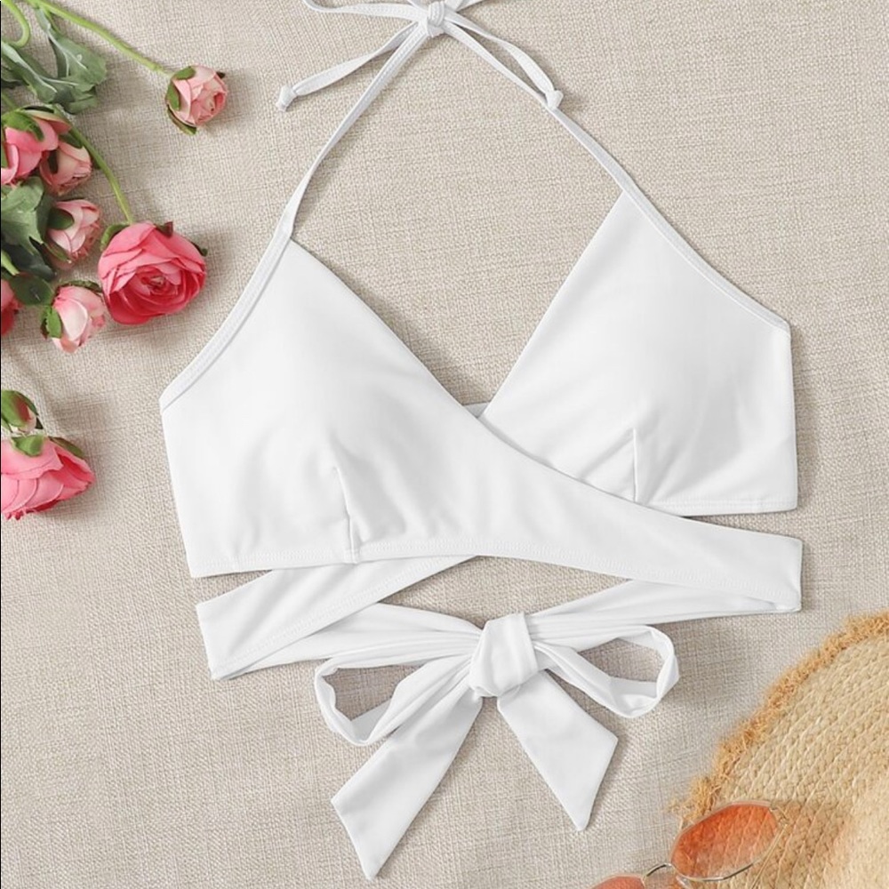 Push-up Halter Bandage Bikini - TWO PIECE SET